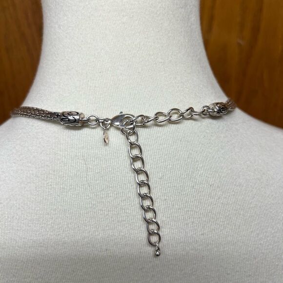 Premier Designs Silver Multi-Strand Necklace NWOT PDNK1 - Picture 5 of 5